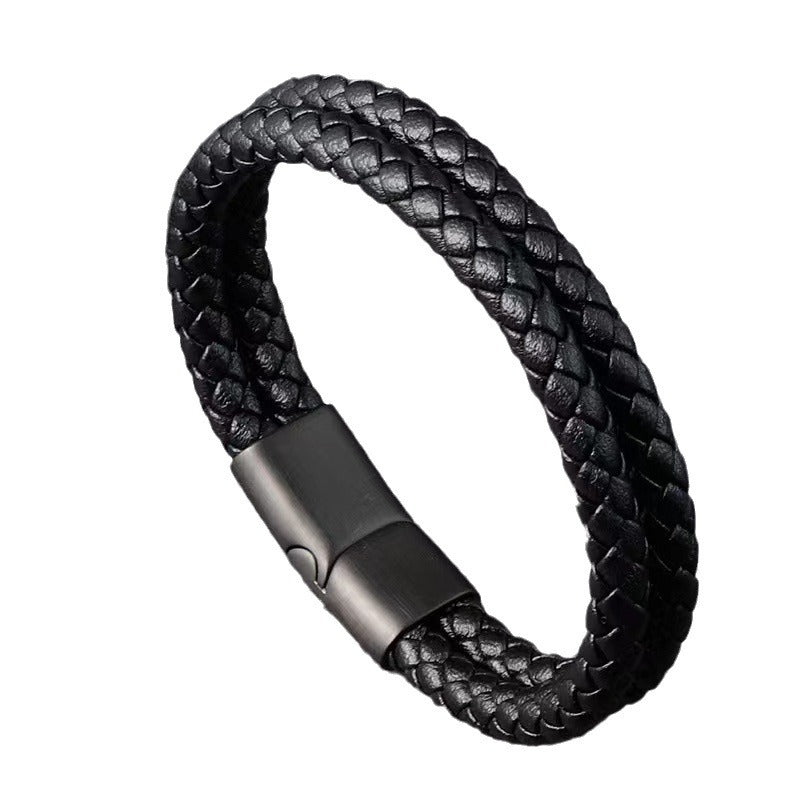 (FREE GIFT) Poedagar 100% Leather Premium Bracelet